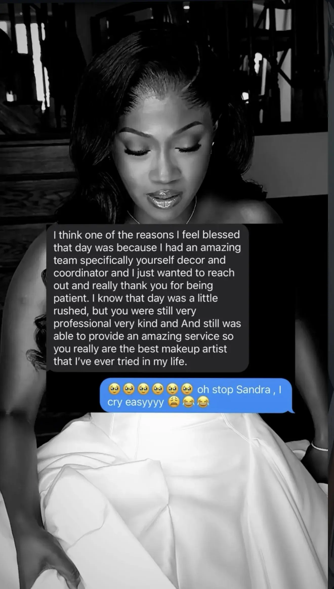 Client testimonial